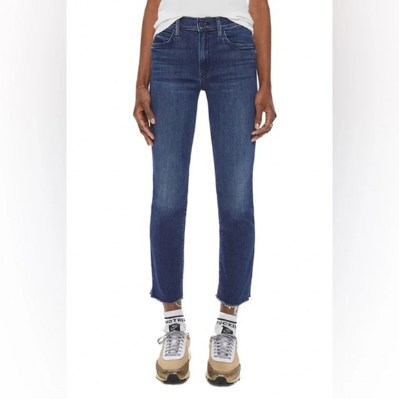 MOTHER The Rascal Ankle Snippet Jeans Color: Mint Condition size 26 - Picture 14 of 16